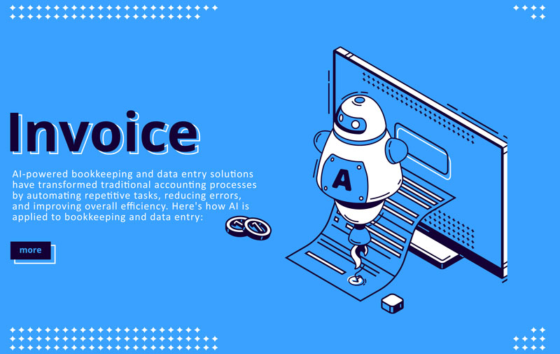 AI Bookkeeping, Invoice Processing and Data Entry