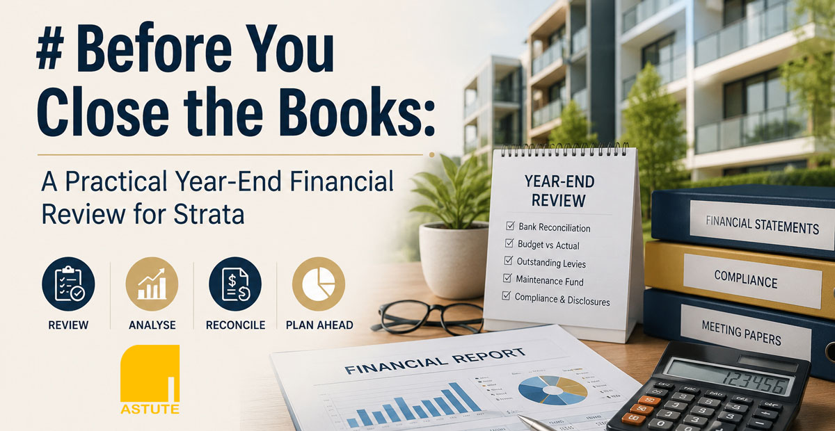 Financial Year End Review For Strata